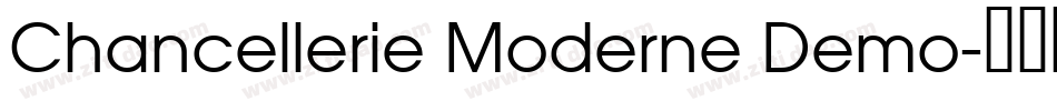 Chancellerie Moderne Demo字体转换